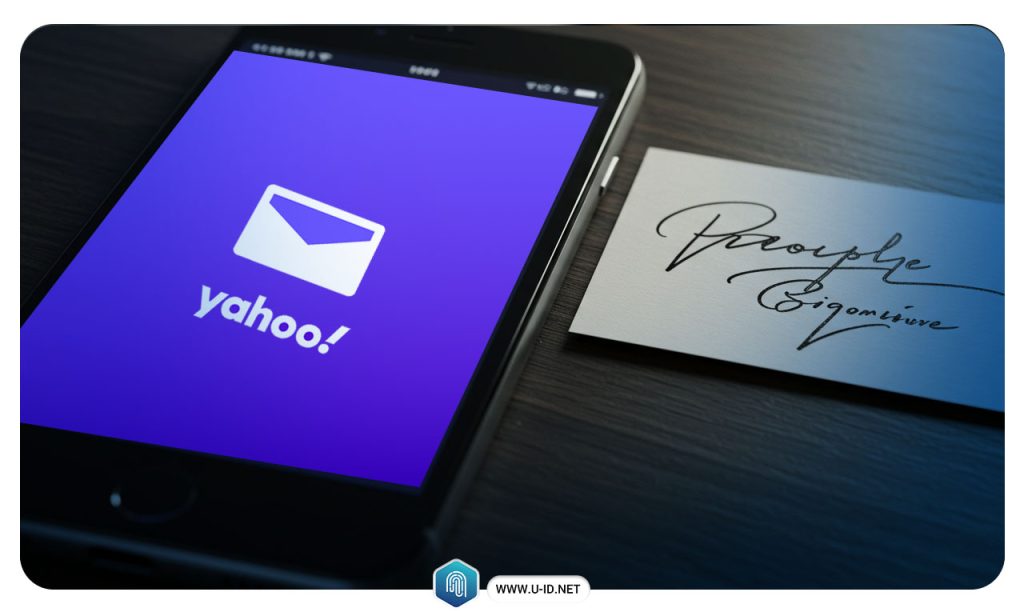 آموزش ساخت امضای ایمیل در Yahoo Mail