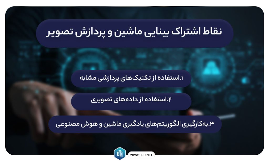 نقاط اشتراک بینایی ماشین و پردازش تصویر